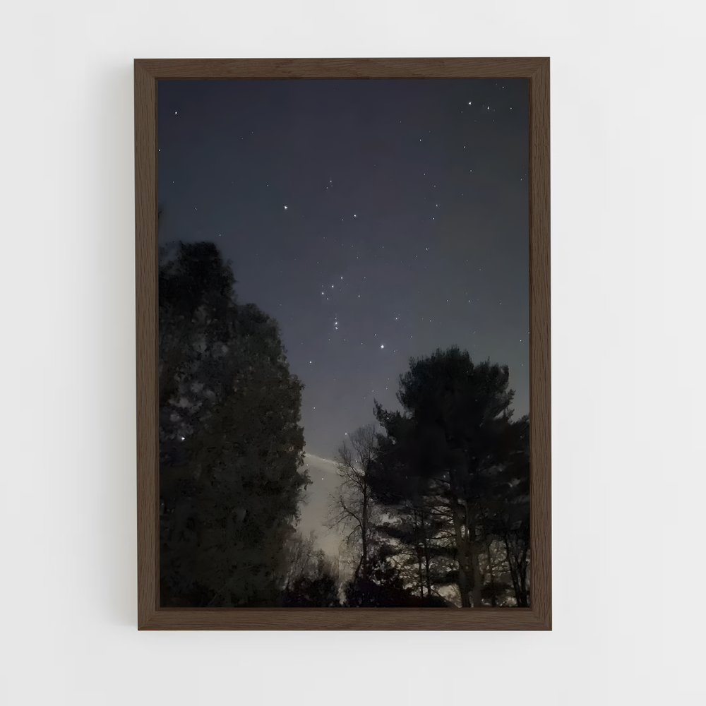 Poster Étoiles au Crépuscule – affiche Constellations (vue 5)